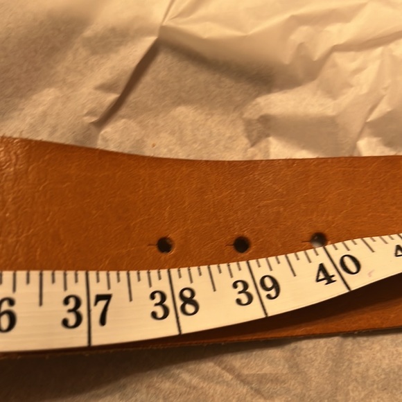 Linea pelle handmade leather Belt For women Size Large - Picture 6 of 7